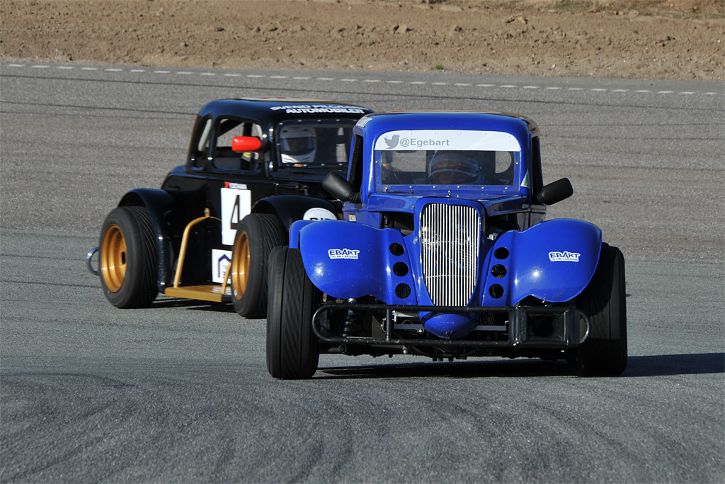 Jesper Egebart er kommet godt fra start i sin debutsæson i OK Legend Car Cuppen